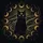 Black Cat Golden Eye Moon Phases Gold Stars - Cat Lover Home Decor Gift Spare Tire Cover - 6