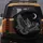 Majestic Owl Geometric Mountain Starry Night Crescent Moon - Nature Lover Gift Spare Tire Cover - 5