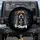 Majestic Brindle Boxer Dog Snowstorm O-Dawg Text - Winter Scene Dog Lover Gift Spare Tire Cover - 1