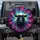 Black Sheep White Wool Cap Colorful Splatters - Wildlife Lover Gift for Animal Enthusiast Spare Tire Cover - 1