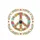 Peace Sign Flower Leaf Wildflower Vine Botanical Greens - Home Decor Gift for Everyday Use Spare Tire Cover - 4