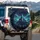 Mountain Peaks Pine Forest Night Sky Aurora - Outdoor Adventure Gift Spare Tire Cover - 3