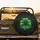 Green Four-Leaf Clover Organic Vines Midnight Black - Good Luck Charm Gift Spare Tire Cover - 2