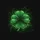 Green Four-Leaf Clover Organic Vines Midnight Black - Good Luck Charm Gift Spare Tire Cover - 6