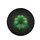 Green Four-Leaf Clover Organic Vines Midnight Black - Good Luck Charm Gift Spare Tire Cover - 4