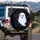 Boo Ghost Figure Swirling Mist Gnarled Branches Halloween Decor Gift Spare Tire Cover - 3