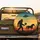 Bigfoot Unicorn UFO Sunset Sky - Outdoor Adventure Gift for Outdoor Enthusiasts Spare Tire Cover - 2