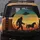 Bigfoot Unicorn UFO Sunset Sky - Outdoor Adventure Gift for Outdoor Enthusiasts Spare Tire Cover - 5