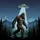 Bigfoot Sasquatch UFO Night Sky Forest - Legendary Creature Gift Spare Tire Cover - 6