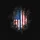 Distressed American Flag Thin Blue Line - Patriotic Vehicle Decor for Law Enforcement Families Spare Tire Cover - 6