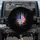 Distressed American Flag Thin Blue Line - Patriotic Vehicle Decor for Law Enforcement Families Spare Tire Cover - 1