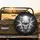 Futuristic Alien Head Cosmic Nebula - Sci-Fi Lover Gift for Space Enthusiast Spare Tire Cover - 2