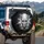 Futuristic Alien Head Cosmic Nebula - Sci-Fi Lover Gift for Space Enthusiast Spare Tire Cover - 3