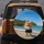 Fluffy Pomeranian Dog Beach Ocean Coastline - Dog Lover Travel Gift Spare Tire Cover - 5