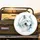 White Wolf Spirit Icy Forest - Wildlife Lover Gift for Wolf Enthusiasts Spare Tire Cover - 2