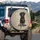 Silly Goose Black Labrador Dog Buffalo Plaid - Farmhouse Dog Lover Gift Spare Tire Cover - 3