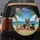 Four Dogs Tropical Beach Golden Sand Ocean - Dog Lover Summer Travel Gift Spare Tire Cover - 5