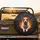 Brown White Rat Terrier Paws Extended Textured Burst Ripped - Dog Lover Gift Spare Tire Cover - 2