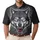 Snarling Wolf Head - Intense Style Gift for Gothic Fan Men's Polo Shirt - 1