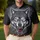 Snarling Wolf Head - Intense Style Gift for Gothic Fan Men's Polo Shirt - 4
