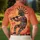 Black Kokopelli Figure Tribal Flute Player Sunburst - Rustic Lifestyle Gift Men's Polo Shirt - 5
