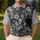 Skull Pineapple Hibiscus Tropical Foliage - Tropical Lifestyle Gift for Men Men's Polo Shirt - 4