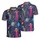 Cartoon Alien Golf Flying Saucer Abduction Planets Comet Stars - Sci-Fi Fan Gift Men's Polo Shirt - 3