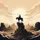 Lone Warrior Horse Rocky Pinnacle Desert Canyon - Western Adventure Road Trip Spare Tire Cover - 6