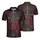 Gothic Metallic Cross Deep Red Roses Thorny Black Vines - Gothic Style Gift for Dark Romance Lover Men's Polo Shirt - 3