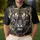 Fierce Majestic Tiger Head Golden Eyes - Big Cat Lover Gift Men's Polo Shirt - 4