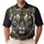 Fierce Majestic Tiger Head Golden Eyes - Big Cat Lover Gift Men's Polo Shirt - 1