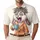 Yawning Rabbit Coffee Mug - Morning Routine Gift for Coffee Lover Men's Polo Shirt - 1