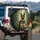 German Shepherd Dog Forest Leaves Haze - Dog Lover Home Decor Gift for Dog Owners Spare Tire Cover - 3