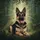 German Shepherd Dog Forest Leaves Haze - Dog Lover Home Decor Gift for Dog Owners Spare Tire Cover - 6