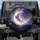 Luminous Crescent Moon Flying Birds Ocean Starry Sky - Celestial Home Decor Gift Spare Tire Cover - 1