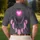 Ornate Black Heart Dreamcatcher Pink Butterfly Armored Wings Feathers - Boho Lifestyle Gift Men's Polo Shirt - 5