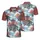 Japanese Pagoda Mountain Waterfall Maple Leaf Clouds - Asia Traveler Gift Men's Polo Shirt - 3