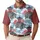 Japanese Pagoda Mountain Waterfall Maple Leaf Clouds - Asia Traveler Gift Men's Polo Shirt - 1