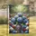 Sun Drenched Garden Chinoiserie Vase American Flag Hydrangeas - Independence Day Home Decor Gift Garden Flag - 1