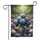 Sun Drenched Garden Chinoiserie Vase American Flag Hydrangeas - Independence Day Home Decor Gift Garden Flag - 3