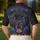 Snarling Black Panther Cosmic Glowing Eyes - Wildlife Lover Gift Men's Polo Shirt - 5