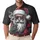 Smoking Santa Claus Sunglasses Red Hat White Beard - Christmas Holiday Season Gift for Dads Men's Polo Shirt - 1