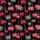 Pink Red Grey Palm Trees Orange Accents Black - Tropical Vacation Lifestyle Gift Men's Polo Shirt - 7