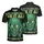 Three Glowing Emerald Skulls Dark Gnarled Vines Toxic Green Text - Skull Lover Gift Men's Polo Shirt - 3