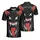 Monster Face Red Horns X Eyes Jagged Teeth Red Tongue - Monster Lover Gift Men's Polo Shirt - 3