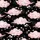 Organically Shaped Pink Clouds Cherry Blossom Petals White Dots - Lifestyle Gift Men's Polo Shirt - 7