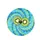 Kiwi Fruit Halves Heart Tie-Dye Swirl - Outdoor Adventure Gift Spare Tire Cover - 4