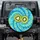 Kiwi Fruit Halves Heart Tie-Dye Swirl - Outdoor Adventure Gift Spare Tire Cover - 1