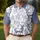 Stag Deer Antler Wild Forest Leaves Berries Floral - Nature Lover Outdoor Enthusiast Gift Men's Polo Shirt - 4