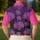 Fierce Wolf Heads Flame Tendrils Energy Patterns Wildlife Lover Gift for Wolf Lover Men's Polo Shirt - 5